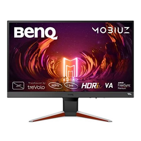 BenQ MOBIUZ EX240N 24 zoll FHD 1080p Gaming Monitor, 165Hz, 1ms MPRT, AMD FreeSync Premium, Gaming-Farbmodi, HDRi-Technologie, HDR10, Light Tuner, Black eQualizer, Integrierte L...