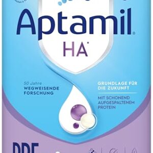 Aptamil HA PRE – Anfangsmilch von Geburt an, Mit DHA, Nur Laktose, Ohne Palmöl, Babynahrung, Milchpulver, 1x 800 g