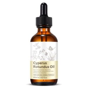Cyprus Rotundus Oil for Hair Removal – Reducing Body Hair Growth | 100% Pure Cyperus Rotundus Essential Oil for Smooth Skin & Hair Removal, 60ml