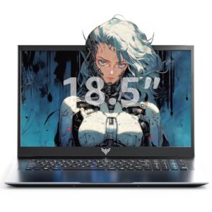 Tivique 18,5 Zoll Laptop,Twin Lake N150 (bis zu 3,6 GHz), 16 GB DDR4 512 GB SSD bis zu 2 TB,1920 x 1080 IPS Full HD Laptop,8000mAh,BT5.0,HDMI, Typ-C, 180° Öffnen und Schließen