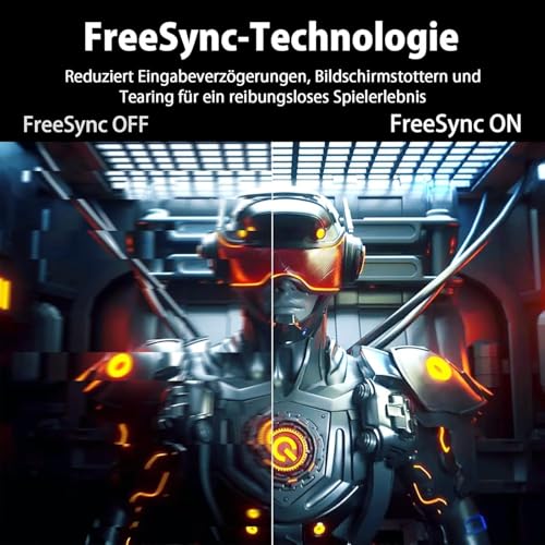 Minifire Gaming Curved Monitor 32 Zoll 180Hz, 2K WQHD(2560 x 1440), 1500R,1ms(MPRT), AMD FreeSync, sRGB 125%, VESA,2xHDMI 2.0 / 2xDP (180Hz), Augenpflege - MFG32C3Q – Bild 6