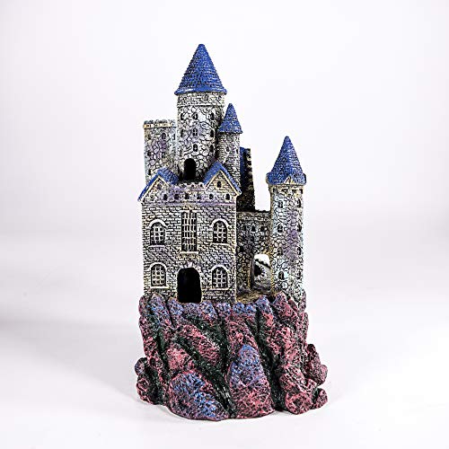 Penn-Plax Age-of-Magic Wizard's Castle Aquarium-Dekoration, sicher für Süß- und Salzwasser-Aquarien, groß – Bild 5