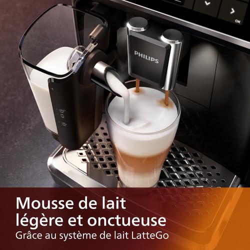 Philips Kaffeevollautomat der Serie 5400 – Espressomaschine für 12 Getränke, schnell reinigendes LatteGo System, intuitives TFT-Display, anpassbare Kaffeeeinstellungen (EP5441/50) – Bild 4