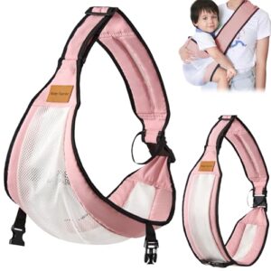 Babytragetuch,Kleinkind Trage Seitlich,Babytrage Seitlich,Verstellbare Schulter Babytrage,Multifunktionale Tragegurt Baby,Babys von 0 bis 36 Monaten, Kleinkinder bis 20kg