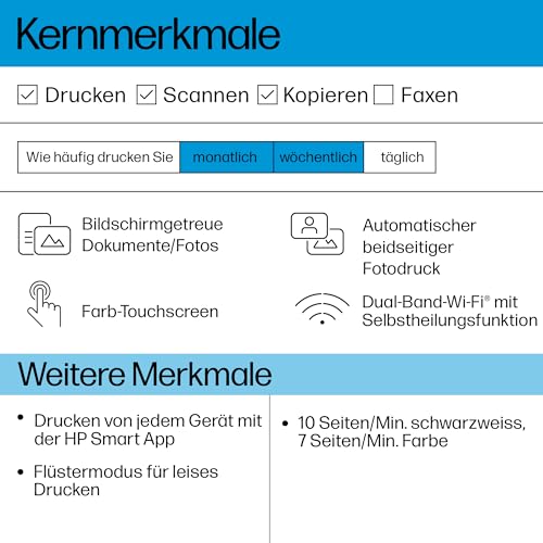 HP Envy 6120e, Multifunktionsdrucker, 6 Monate gratis drucken Instant Ink inklusive, Drucken, Kopieren, Scannen, Mobiler Faxversand, Wi-Fi, Beidseitiger Druck – Bild 3