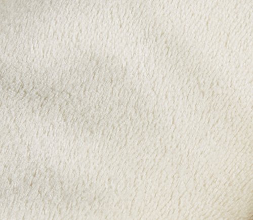 Amazon Basics Rundes Polsterbett für Haustiere, für Hunde oder Katzen, mit Flanelloberseite, 50 x 50,8 x 15,2 cm, braun und elfenbeinfarben – Bild 4