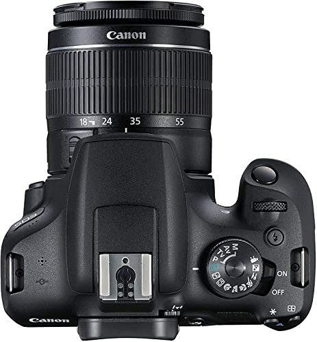 Canon EOS 2000D Spiegelreflexkamera Battery Kit (24,1 MP, DIGIC 4+, 7,5 cm (3,0 Zoll) LCD, Display, Full-HD, WiFi, APS-C CMOS-Sensor) EF-S 18-55mm is II F3.5-5.6 is II + Akku LP-E10, schwarz – Bild 4