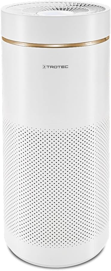 TROTEC Luftreiniger AirgoClean 350 E – HEPA Filter für Allergiker – Räume bis 120 m²/300 m³, Gebläsestufen 4, entfernt 99,97% aller Partikel, Pollen, Staub - Produktbild