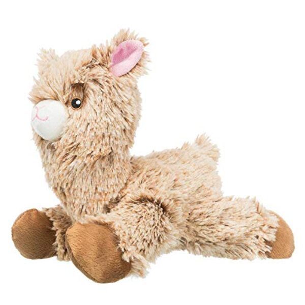 Trixie Alpaka-Plüschtier, kuscheliges Hundespielzeug aus weichem Plüsch für Haustiere – Robustes Hundspielzeug, 22 cm, ohne Stimme – Alpaka als Kuscheltier für kleine & große Vierbeiner – 35677