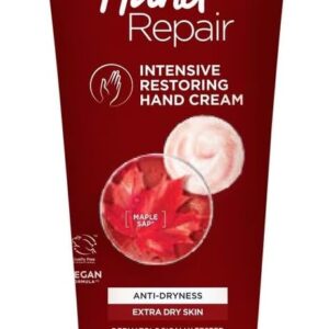 Garnier Hand Repair Intensive Restoring Hand Cream, Nourishing Canadian Maple Sap and Moisturising Glycerin, Leaves Skin Soft and Supple, Restores Extra Dry Hands 75 ml x 2