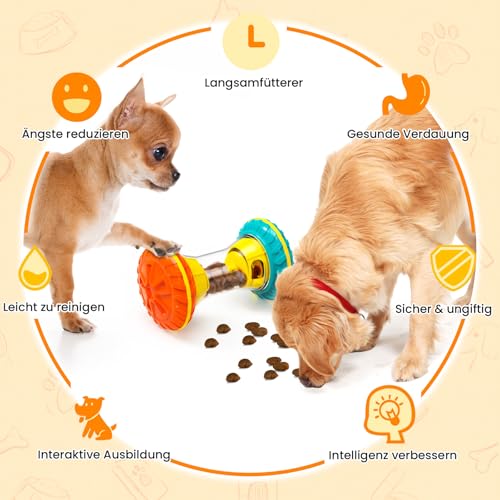 MateeyLife Intelligenzspielzeug für Hunde, hundespielzeug Interaktives mit Slow Feeder - Unzerstörbares Hundespielzeug zur geistigen Beschäftigung & Langsamfütterung - Lernspielzeug für Hunde – Bild 3