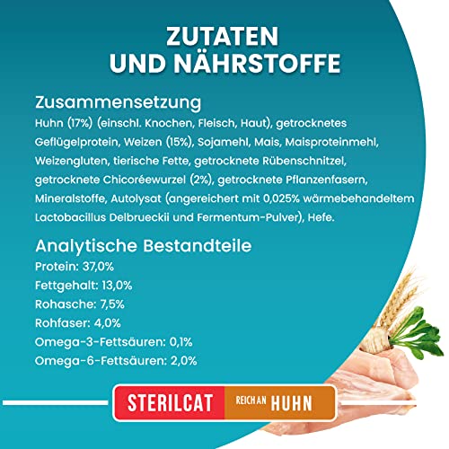 PURINA ONE BIFENSIS STERILCAT Katzenfutter trocken für sterilisierte Katzen, reich an Huhn, 1er Pack (1 x 5, 7kg) – Bild 6