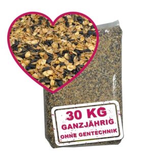 MeinWildvogel – Wildvogel Vital Basic – 30 kg Vogelfutter/Wildvogelfutter – vielseitige Körner- und Saatenmischung für Wildvögel – ergiebiges Ganzjahresfutter für Sommer wie Winter geeignet