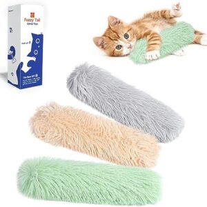 Potaroma Katzenspielzeug Set, 3er Katzenkissen mit Bio-Katzenminze Indoor, weiches & langlebiges Interaktives Spielzeug, Intelligenz- & Beschäftigungstraining, Selbstbeschäftigung für Kätzchen