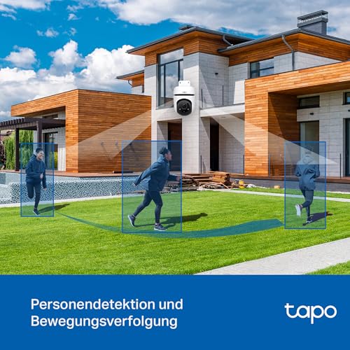 Tapo TP-Link C500 WLAN Überwachungskamera Außen, 360° Sichtbereich, 1080p Auflösung, Bewegungserkennung, Nachtsicht bis zu 30 m, Zwei-Wege-Audio, Kompatibel mit Alexa & Google – Bild 5