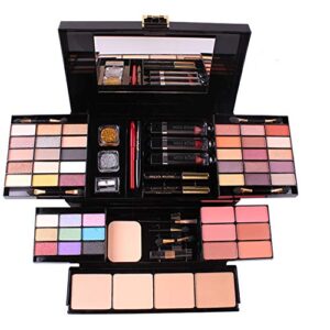 FantasyDay 54 Farben Multifunktions Exquisite Kosmetik Geschenkset Makeup Schmink Kit für Gesicht, Augen und Lippen – Paletten Schminkkoffer mit Lidschatten Palette, Lippenstift, Rouge, Mascara