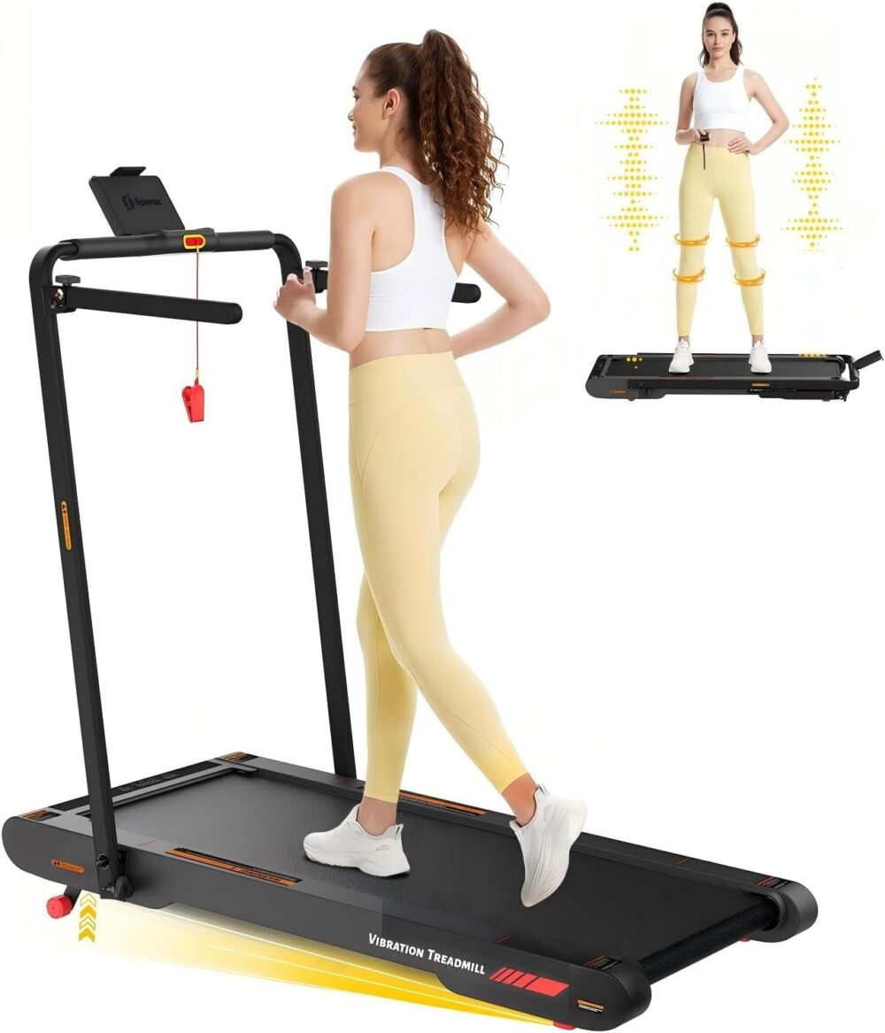 Lysole Walking Schwingungen Pad mit APP, Laufband für Zuhause 6 km/h, Walking Pad Bürogebrauch und Fernbedienung für Zuhause und Büro - Produktbild