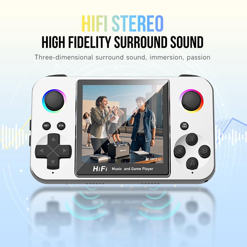 Tragbare Retro-Spielkonsole 3.0“ IPS-HD-Handheld-Spielgerät, wiederaufladbarer 2000 mAh Akku, USB Aufladung, über 6000 integrierte Klassische Spiele für EIN nostalgisches Spielerlebnis – Bild 6