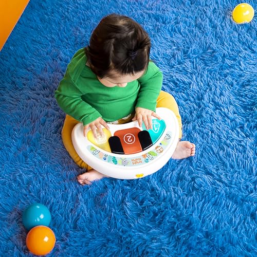 Bright Starts, Tiny Trek 2-in-1 Baby Aktivität Lauflernhilfe mit Spielzeugstation, verstellbarer Höhe und leicht faltbarem Rahmen, Dschungel Ranken Alter 6 Monate+ – Bild 5