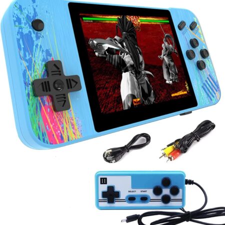 Deluisho Mini-Spielkonsole Gameboy, Retro Spielekonsole, Unterstützt 2 Spieler und Kann an Den Fernseher Angeschlossen Werden, Vorinstalliert mit 800 Klassischen Spielen, 3,5-Zo...