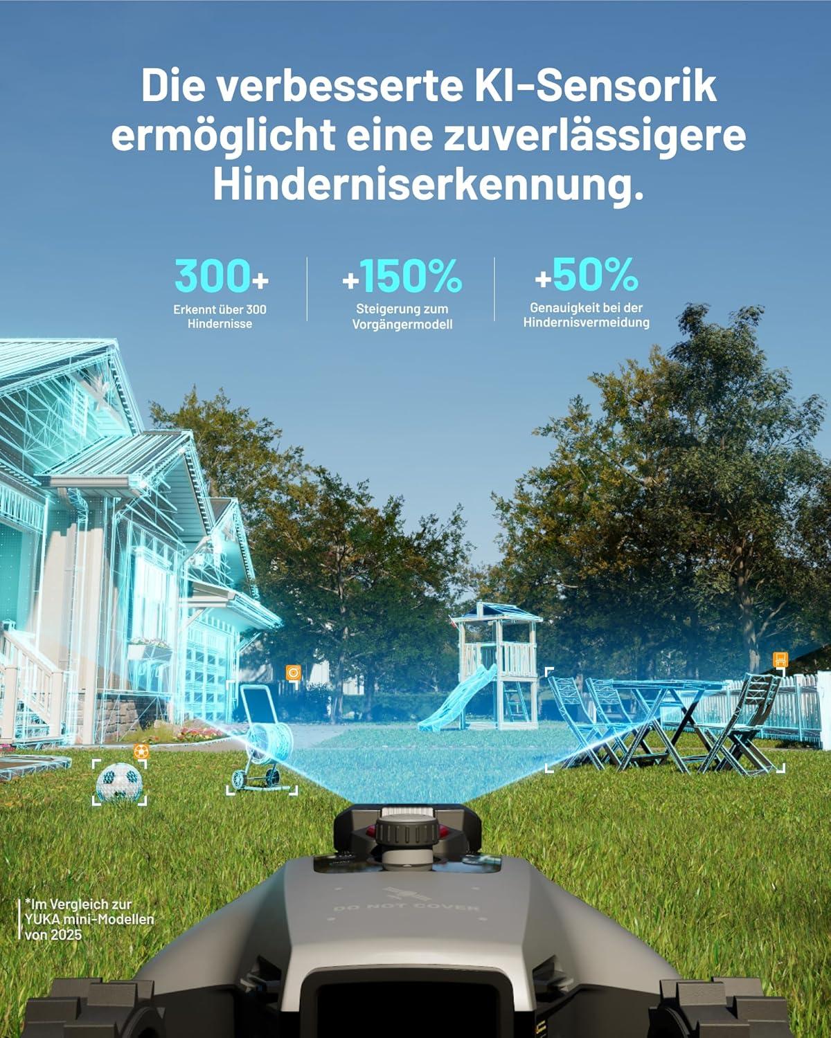 MAMMOTION YUKA mini 2 500: Unser Praxistest ohne Begrenzungskabel
