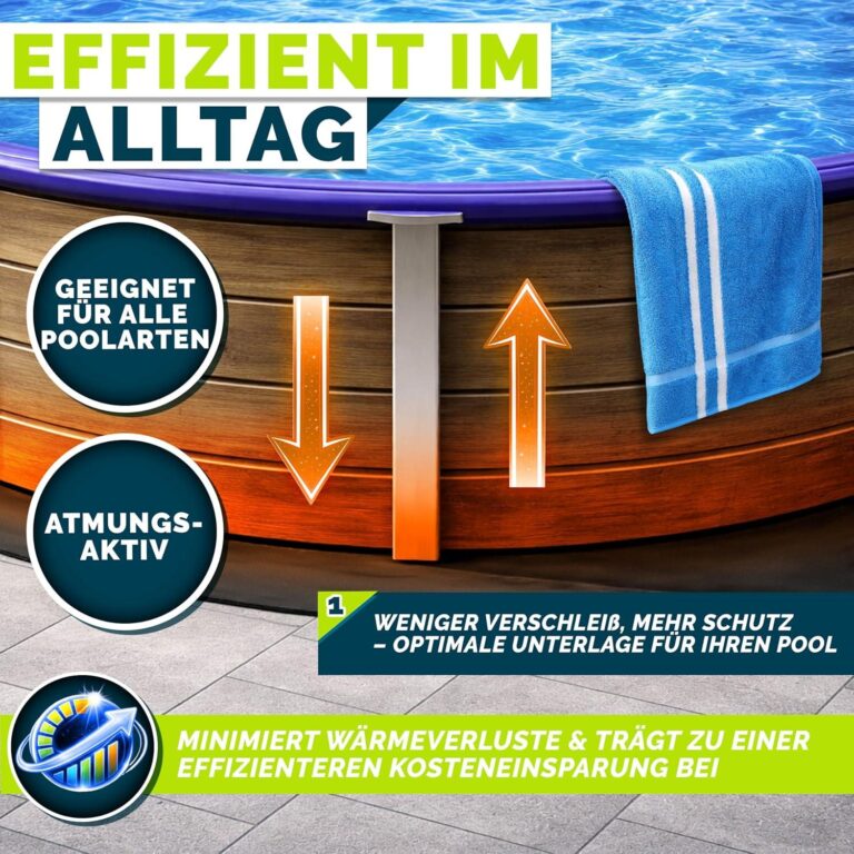 Unsere Erfahrung mit der tillvex® Premium Pool-Unterlage 400 cm rund