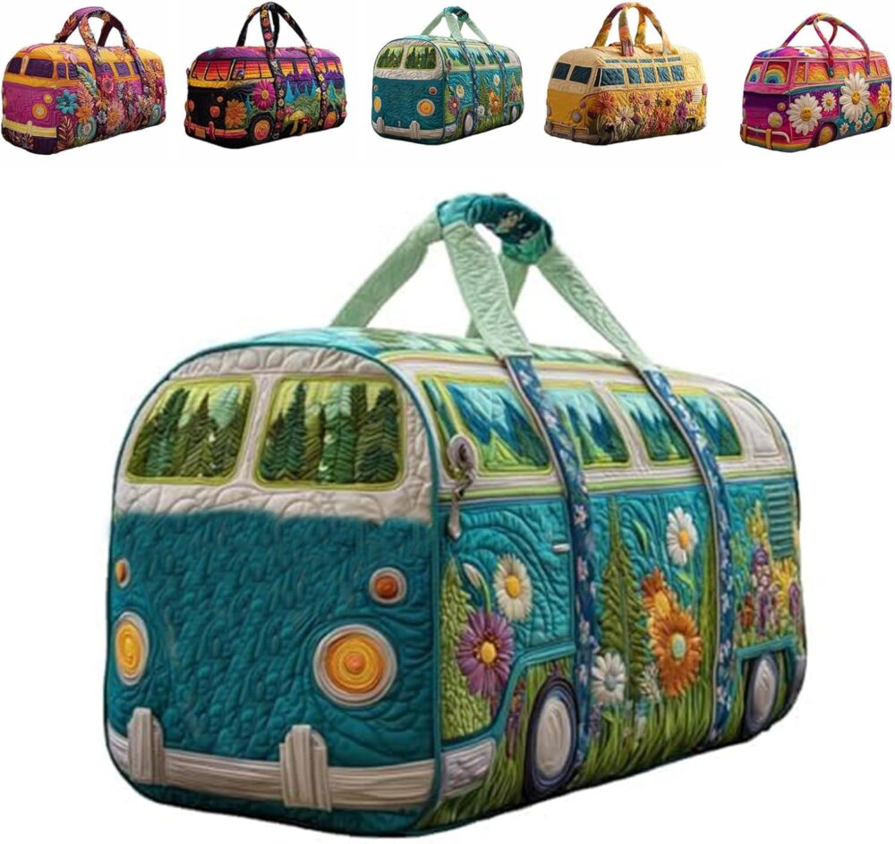 Hippie Van Boho Weekender Tasche Vintage