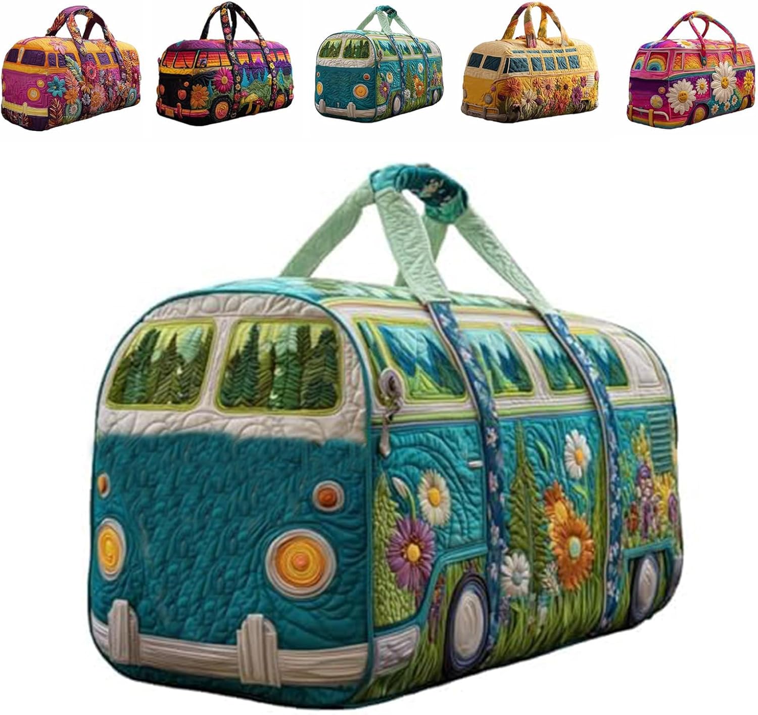 Hippie Van Boho Weekender Tasche Vintage