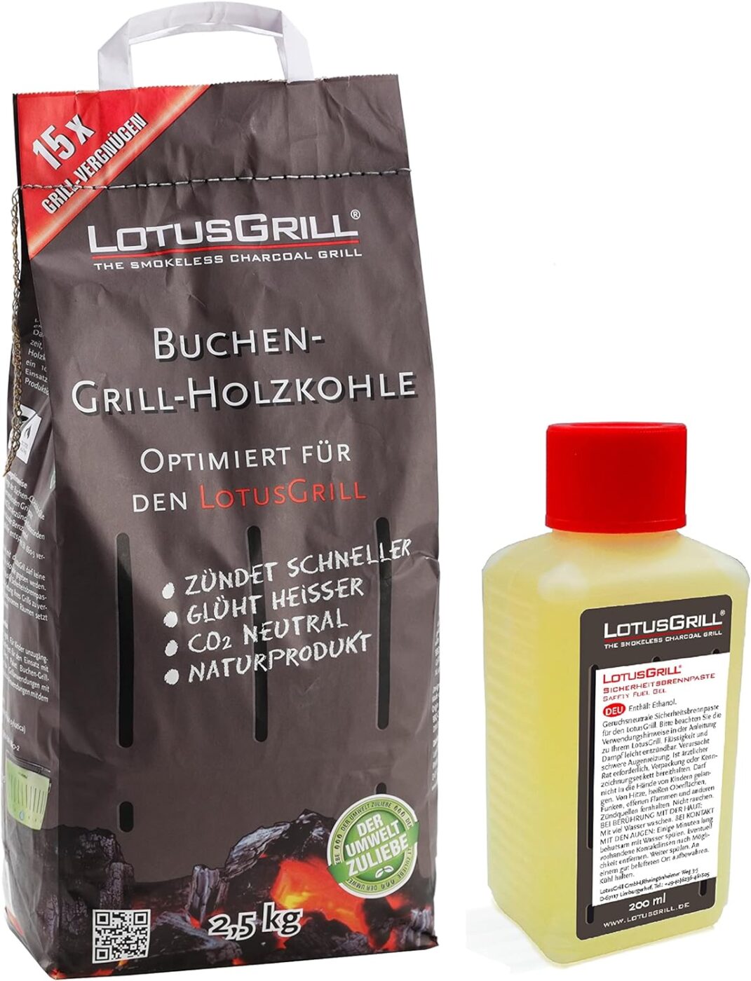 LotusGrill Buchenholzkohle