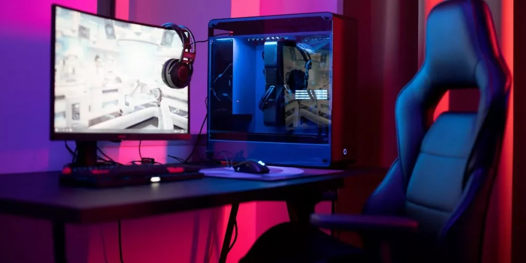 Gaming-Schreibtische, die Komfort und Platz maximieren