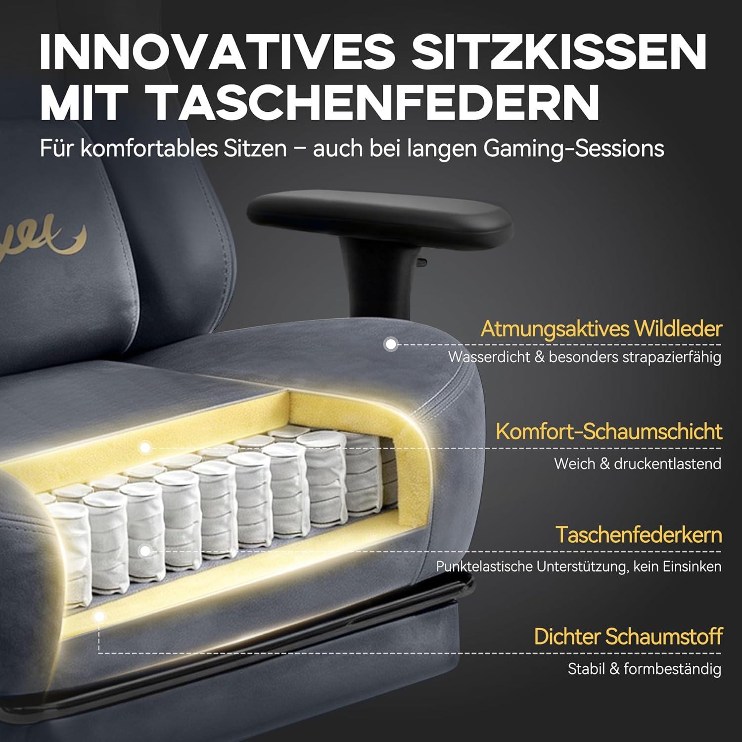 Unser Test: Der vielseitige Gaming-Stuhl mit Komfort und Stil