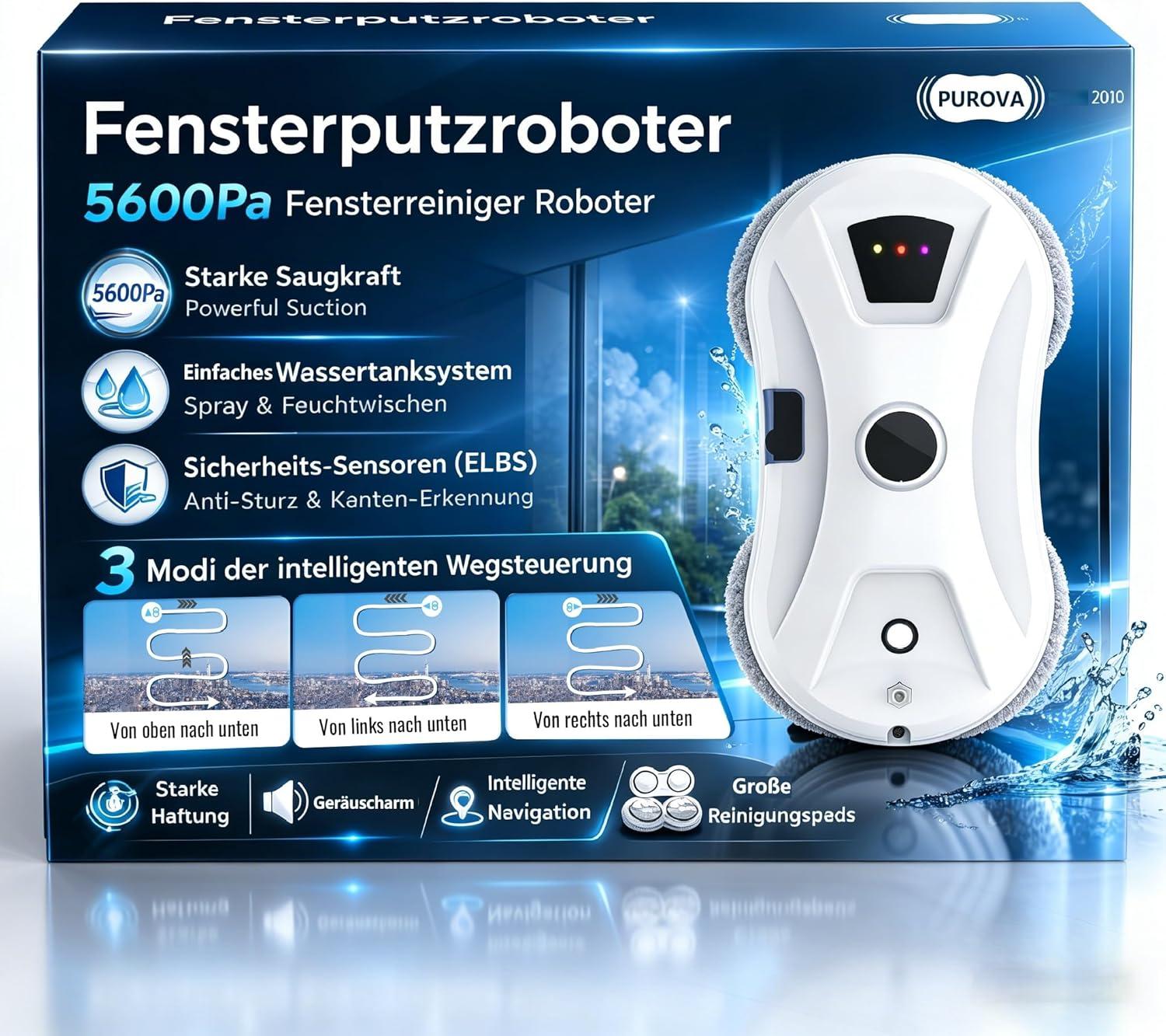 Fensterrroboter mit Sprühfunktion: Unser smarter Helfer im Test