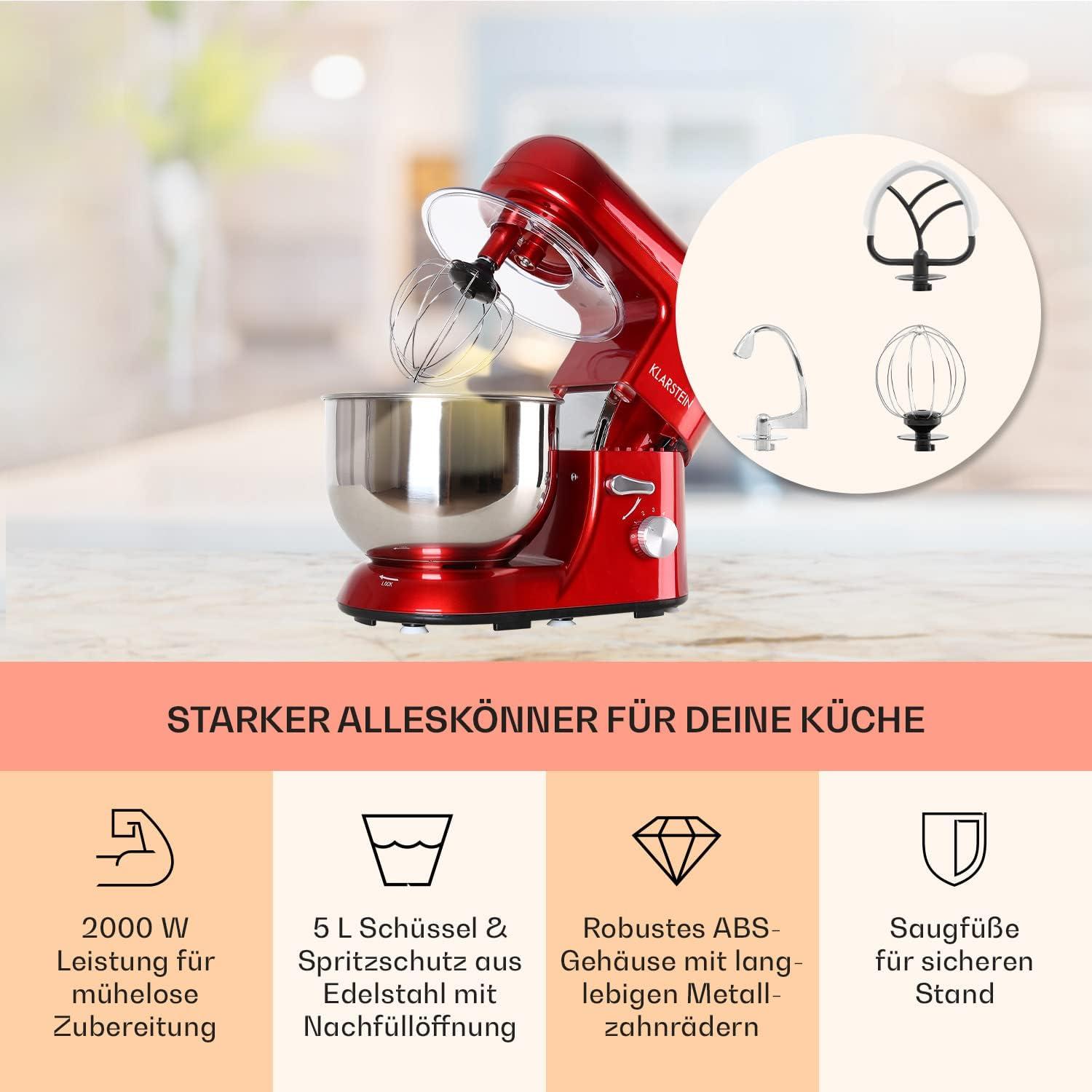 Unsere Klarstein Profi-Küchenmaschine: Kraftvoll, präzise, vielseitig