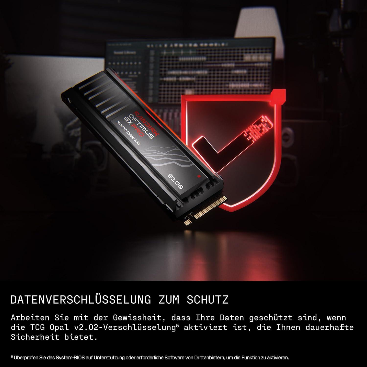SANDISK Optimus GX PRO 8TB: Unsere Erfahrung mit PCIe Gen 5 SSD