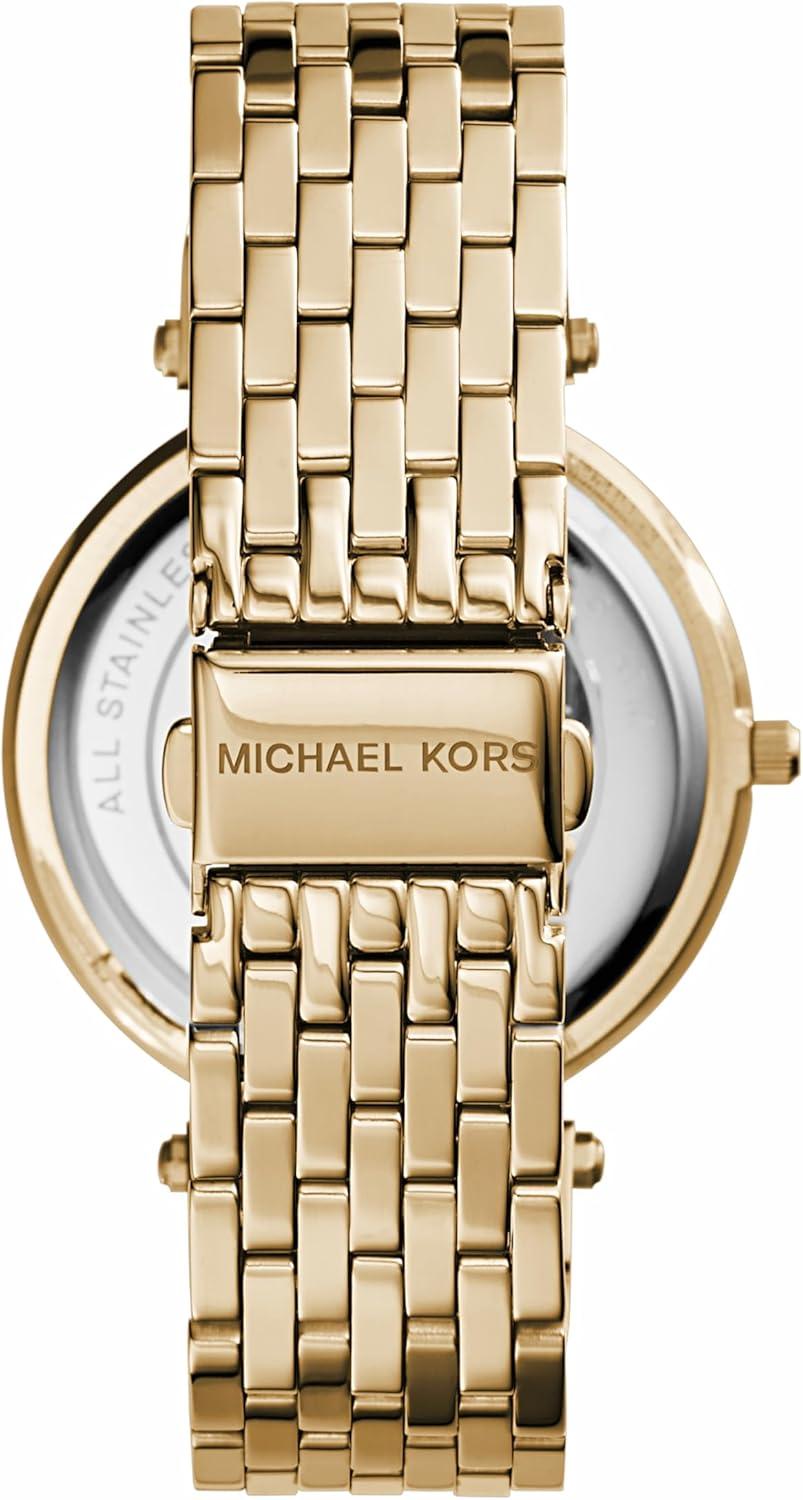 Unsere Meinung zum Michael Kors Darci: Zeitloser goldfarbener Chic mit Edelstahlarmband
