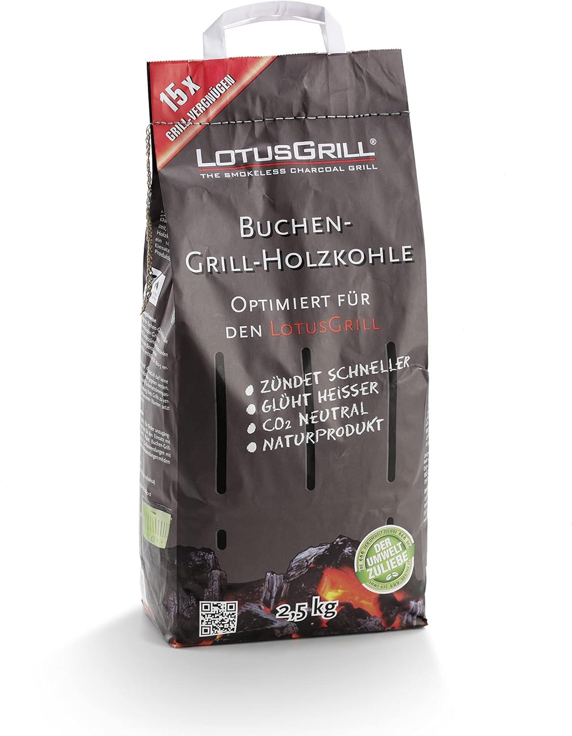 LotusGrill Buchenholz-Kohle: Unser rauchfreier Grilltest!