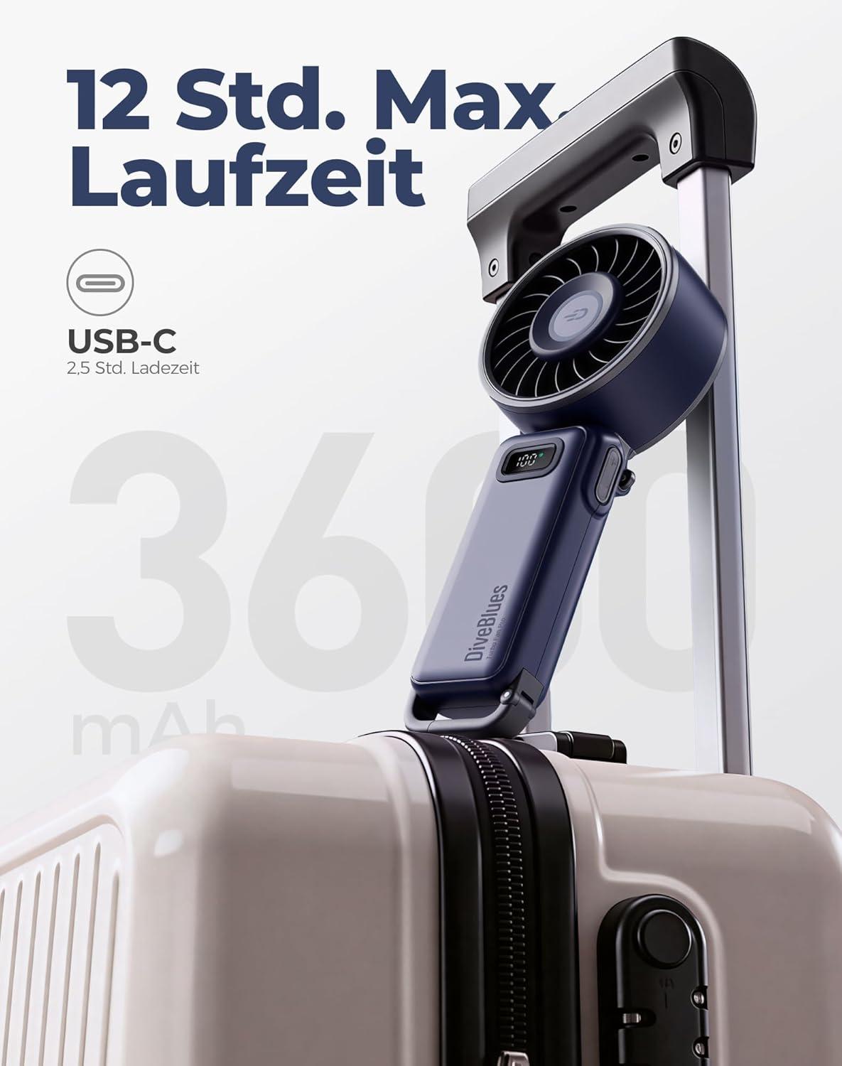 Unser Fazit zum Diveblues 4-in-1 Turbo-Handventilator - Kompakt & Stark