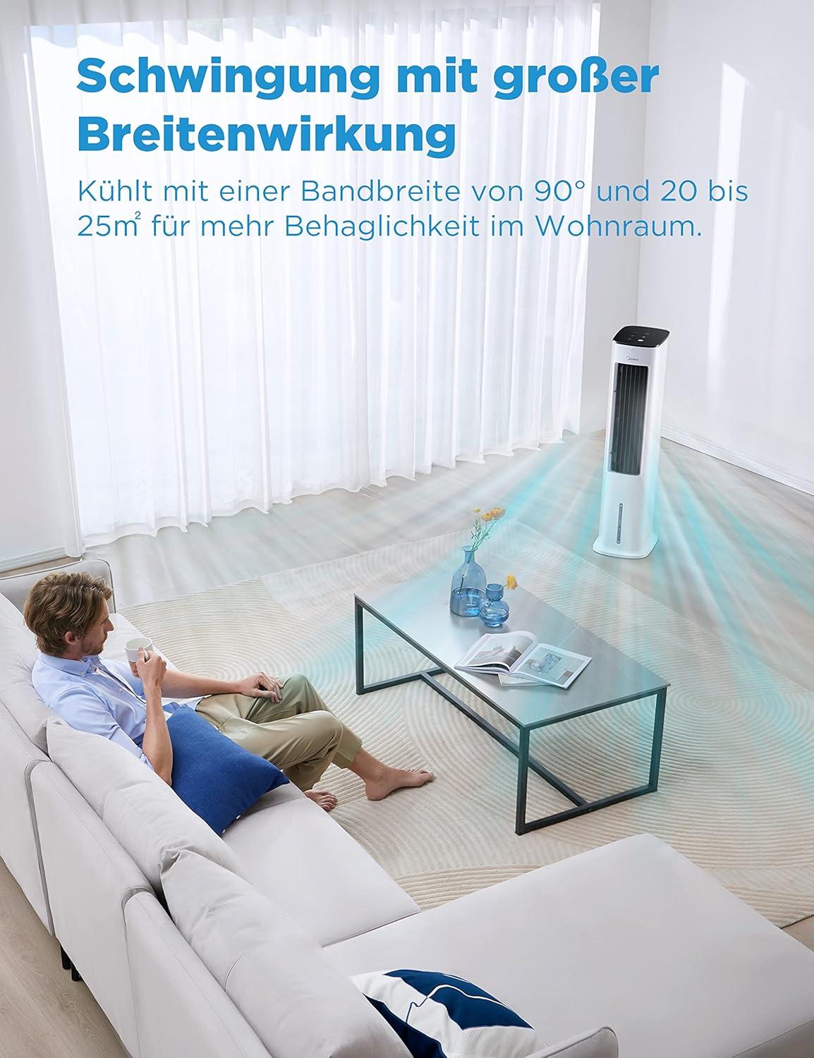 Midea Silent Air Cooler Pro: 4-in-1 Klima Komfort für uns