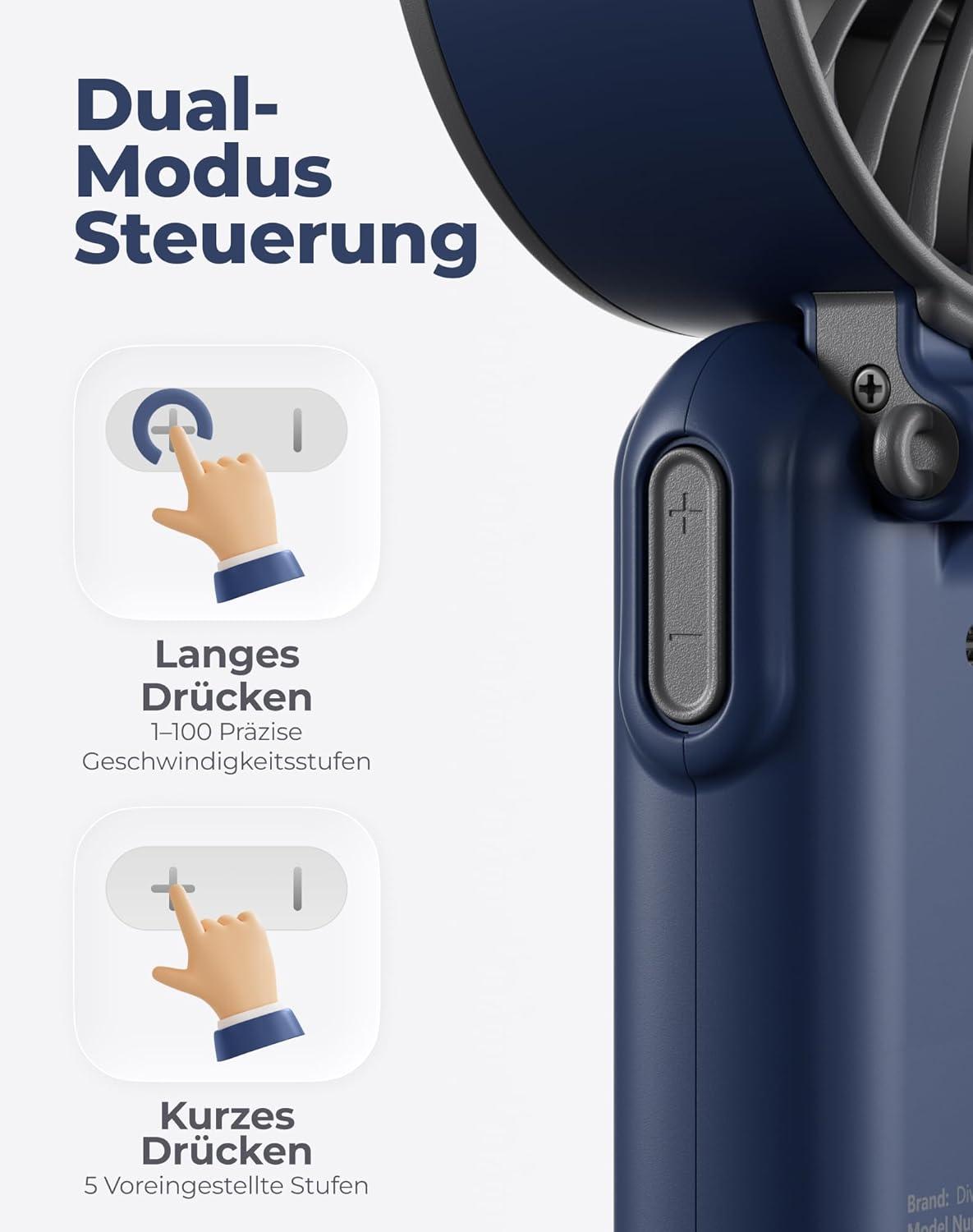 Unser Fazit zum Diveblues 4-in-1 Turbo-Handventilator - Kompakt & Stark