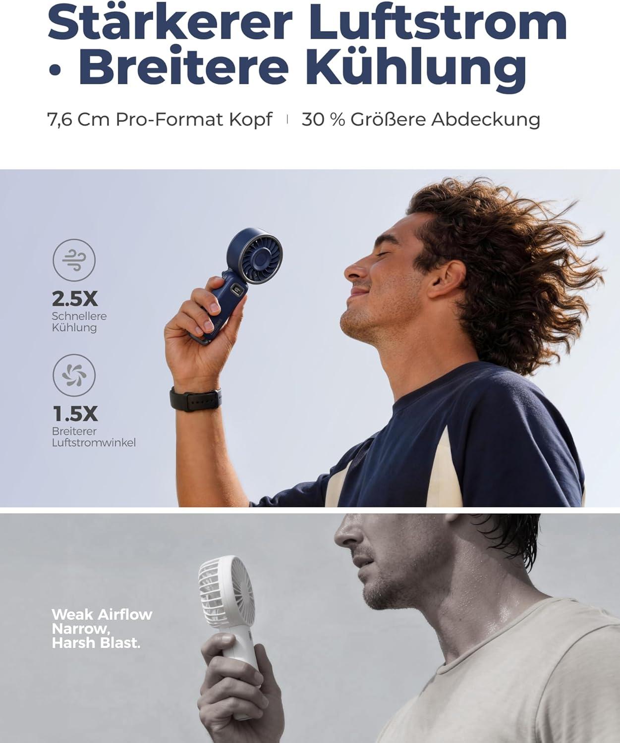 Unser Fazit zum Diveblues 4-in-1 Turbo-Handventilator - Kompakt & Stark
