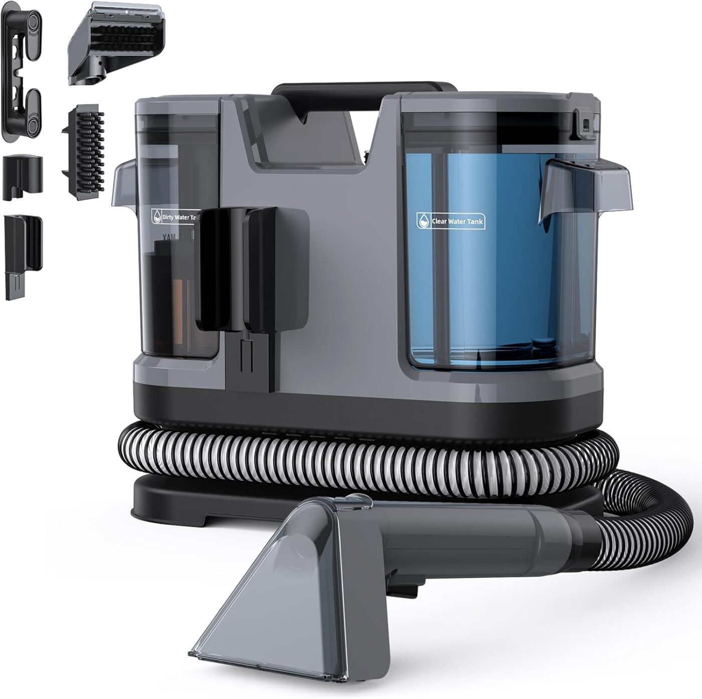 Lubuleu Upgrade Nasssauger Polsterreiniger mit Zubeh?r und Spr?hd?se